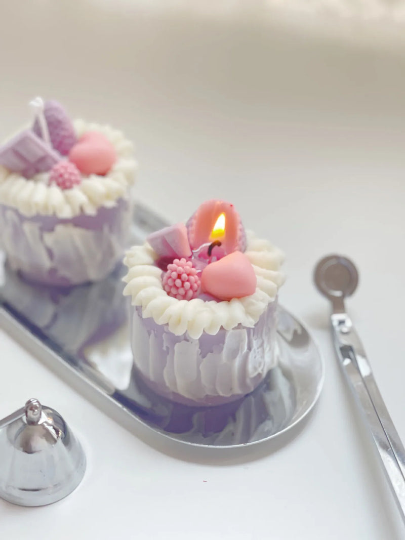 Vela Aromática Perfumada em 3D Bolo Decorativa