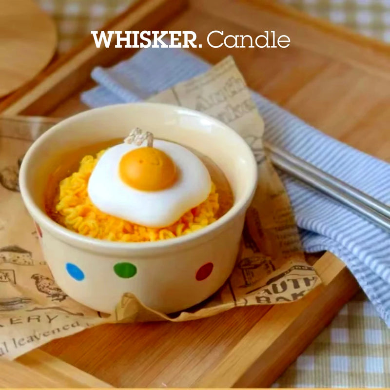 Vela Aromática Fofa Aromaterapia Cera de Soja WHISKER