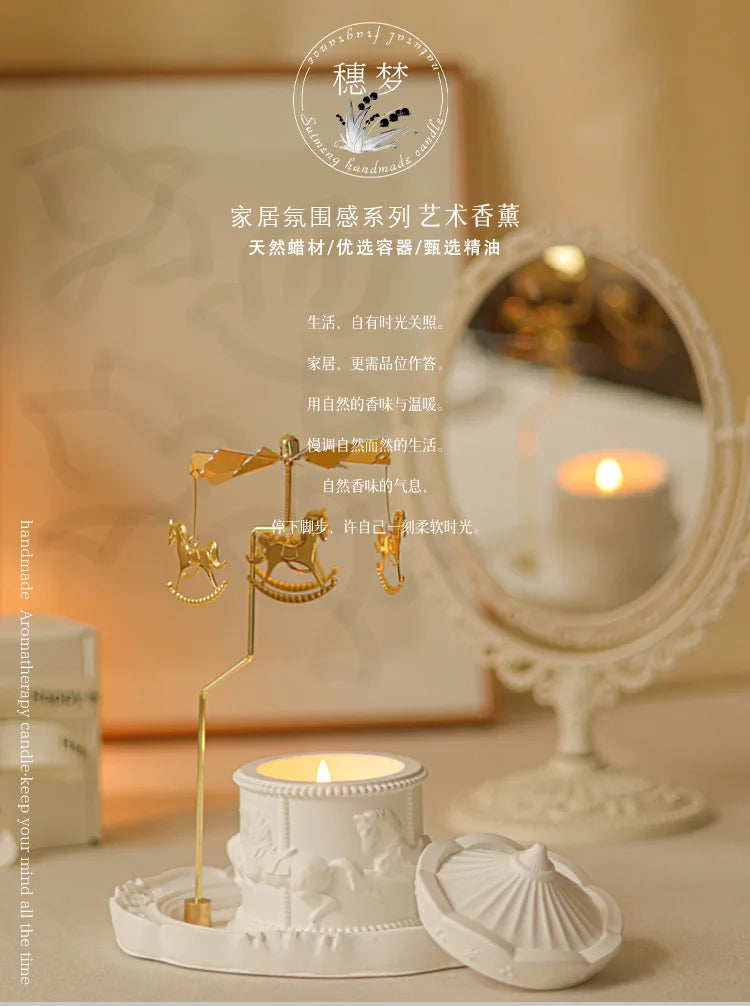 Velas decorativas de Carrossel Fragrância Premium