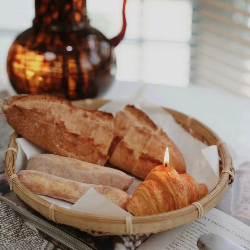 Vela Aromática Perfumada Decorativa Croissant