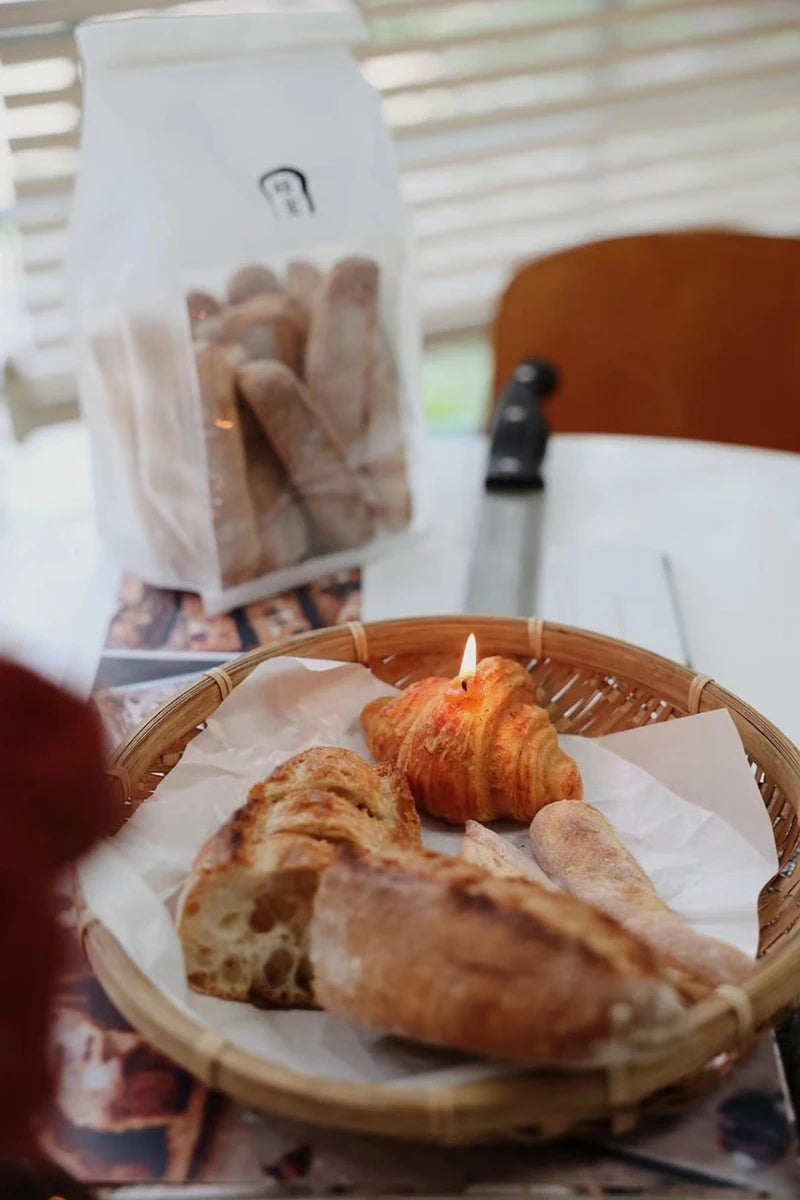 Vela Aromática Perfumada Decorativa Croissant
