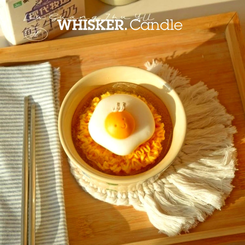 Vela Aromática Fofa Aromaterapia Cera de Soja WHISKER