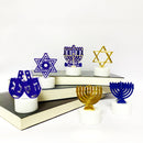 Kit 10 Velas Aromáticas Religião Estrela de Davi em LED