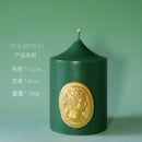 Velas Aromáticas Perfumadas de Lavanda Decorativa Linda Verde