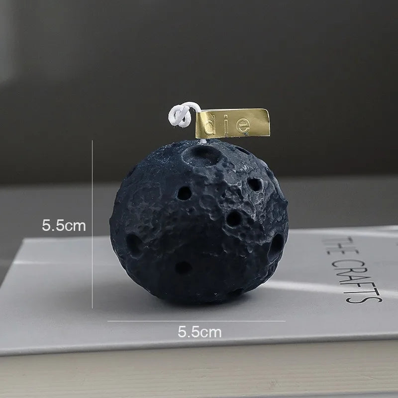 Vela Aromática Desenho 3D Meteorito Perfumada para Decoração Perfeita