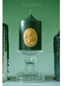 Velas Aromáticas Perfumadas de Lavanda Decorativa Linda Verde