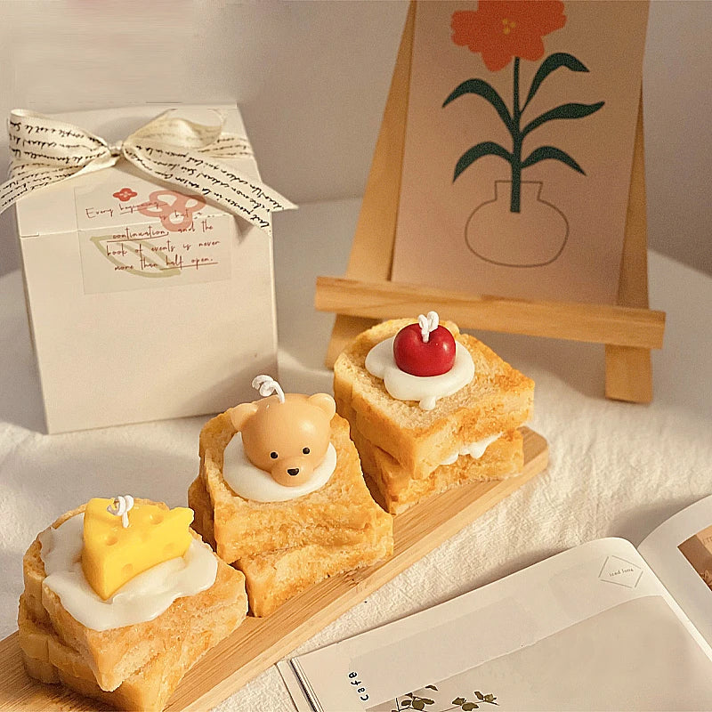 Vela Aromática Perfumada Decorativa Croissant
