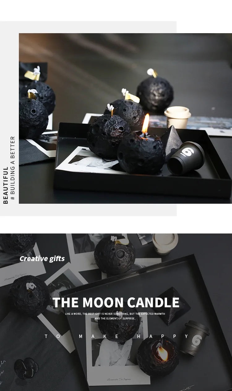 Vela Aromática Desenho 3D Meteorito Perfumada para Decoração Perfeita