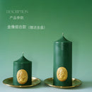 Velas Aromáticas Perfumadas de Lavanda Decorativa Linda Verde