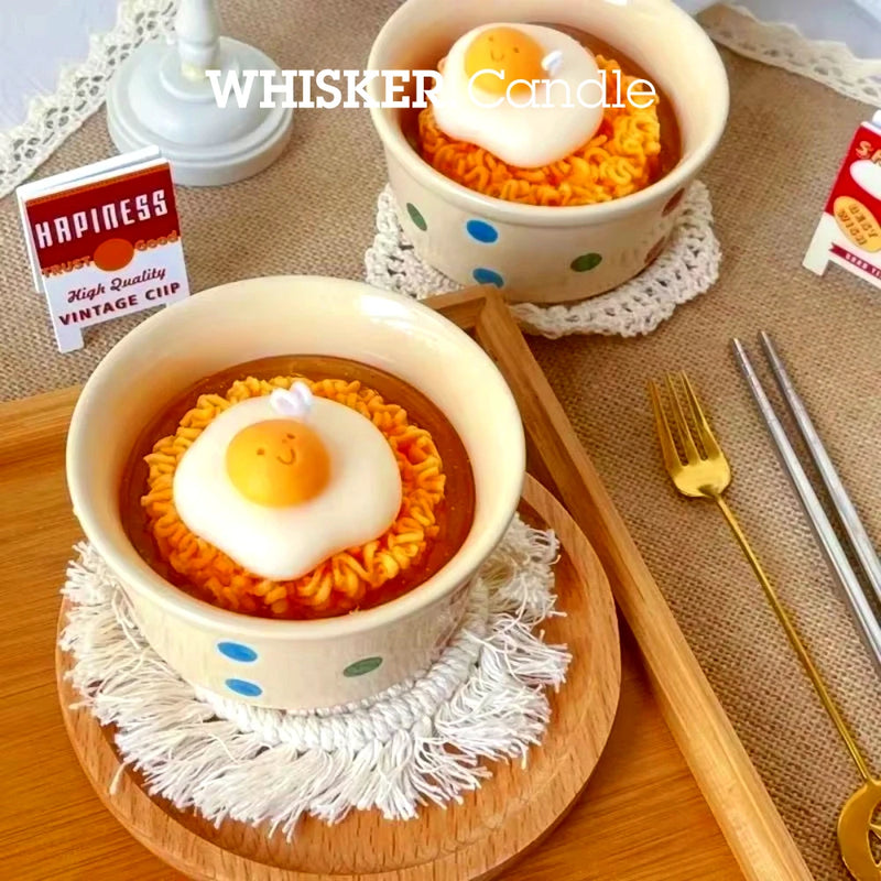 Vela Aromática Fofa Aromaterapia Cera de Soja WHISKER