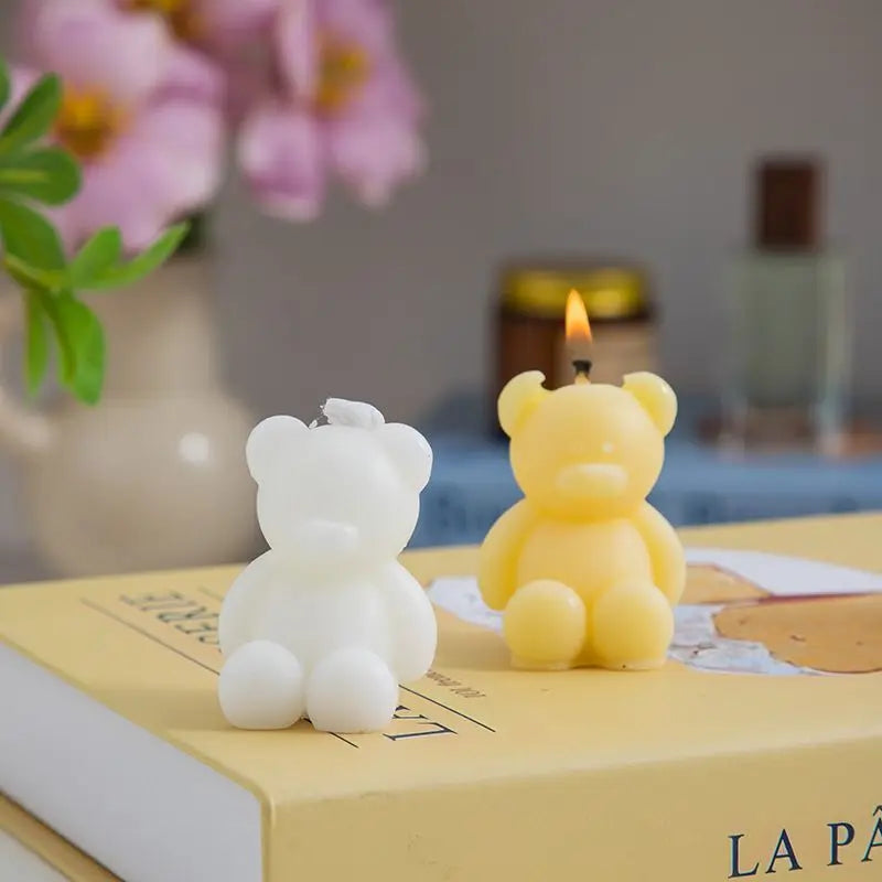 10 Velas mini urso Aromaterapia Decorativa