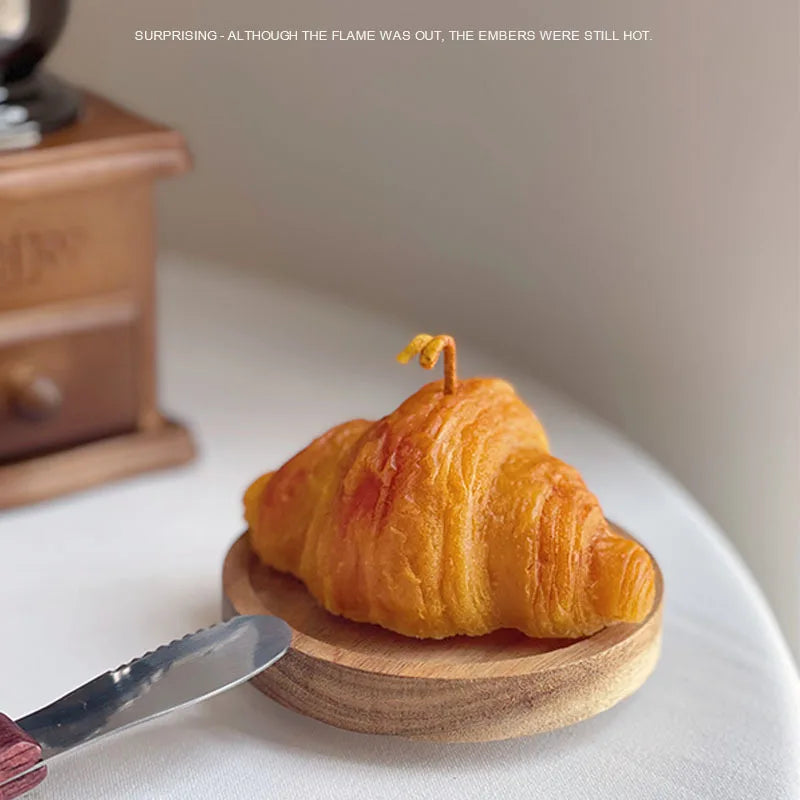 Vela Aromática Perfumada Decorativa Croissant