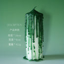 Velas Aromáticas Perfumadas de Lavanda Decorativa Linda Verde