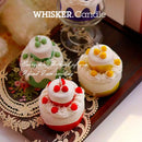 Velas Aromáticas Bolo 3D Cera de Soja WHISKER