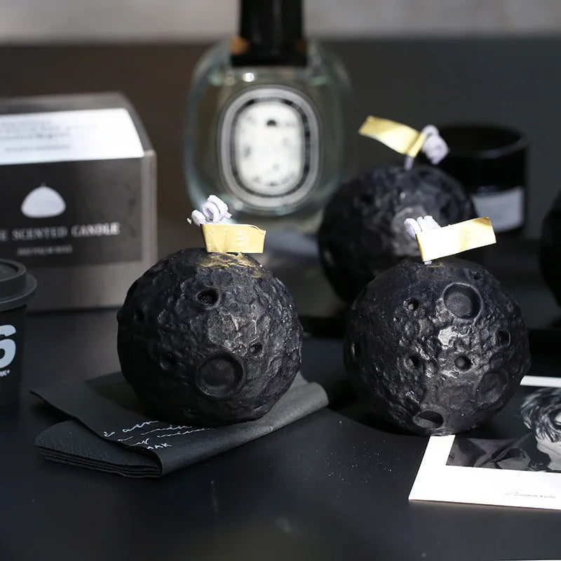 Vela Aromática Desenho 3D Meteorito Perfumada para Decoração Perfeita