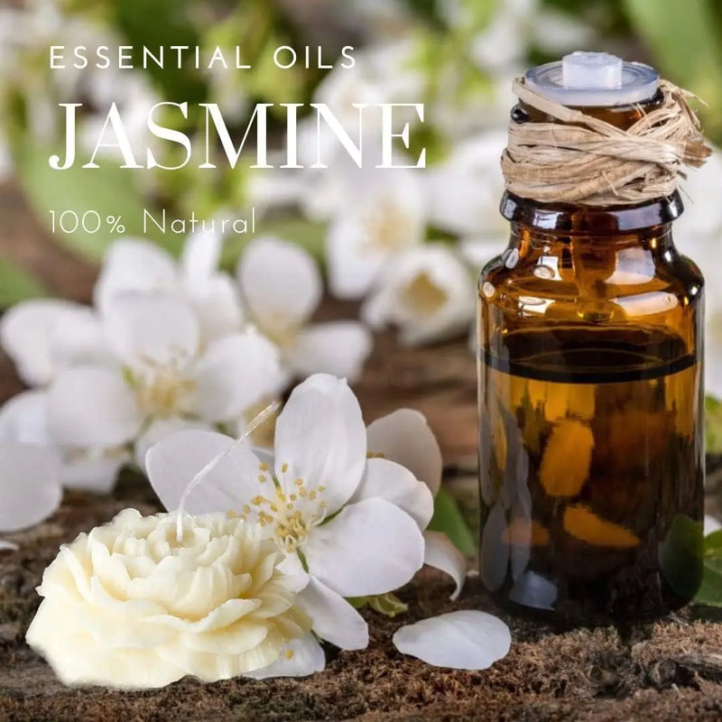 Vela Aromática Decorativa Perfumada Rosa Branca