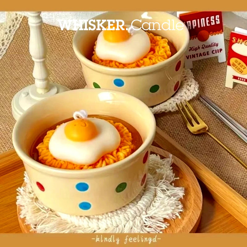 Vela Aromática Fofa Aromaterapia Cera de Soja WHISKER