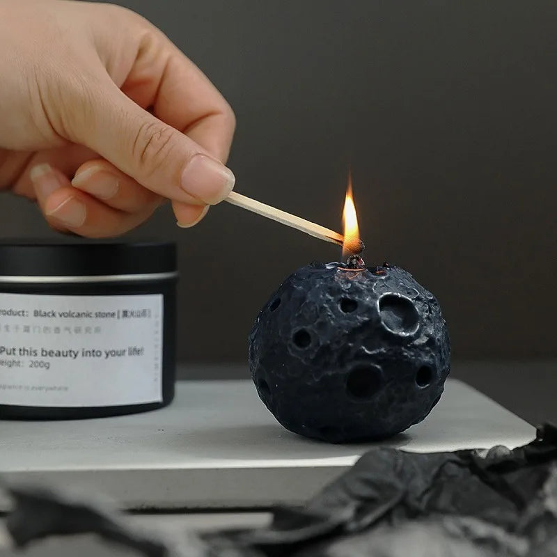 Vela Aromática Desenho 3D Meteorito Perfumada para Decoração Perfeita