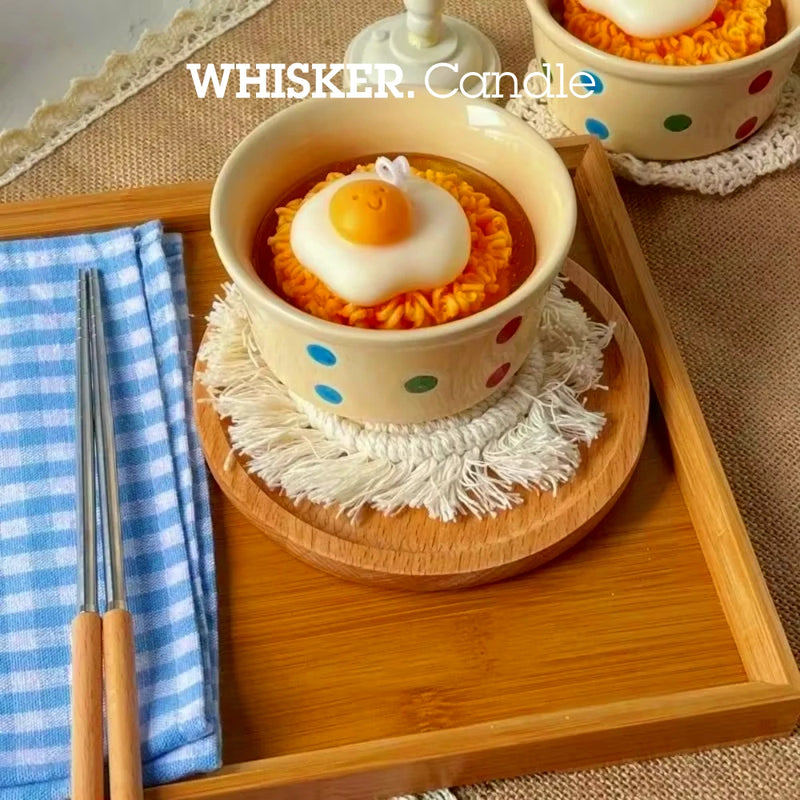 Vela Aromática Fofa Aromaterapia Cera de Soja WHISKER