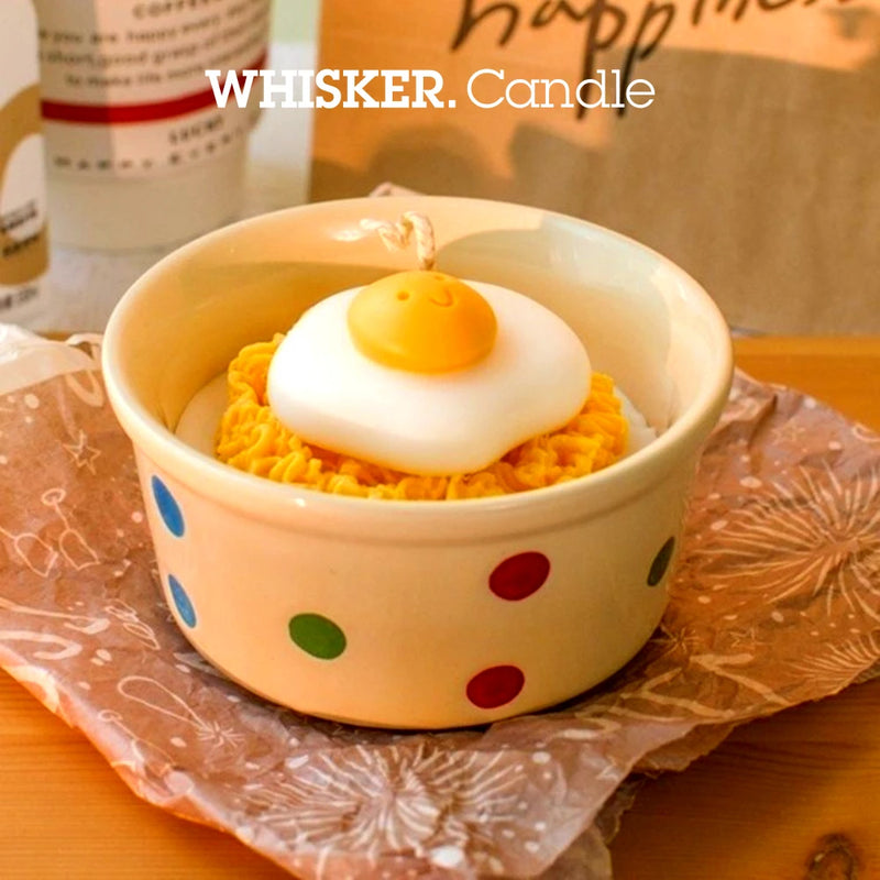 Vela Aromática Fofa Aromaterapia Cera de Soja WHISKER