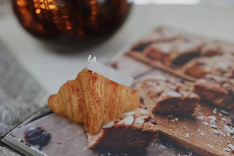 Vela Aromática Perfumada Decorativa Croissant