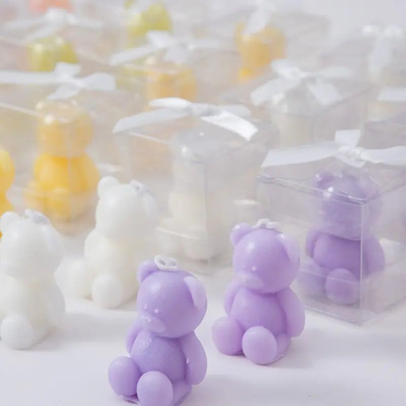10 Velas mini urso Aromaterapia Decorativa