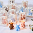 10 Velas mini urso Aromaterapia Decorativa