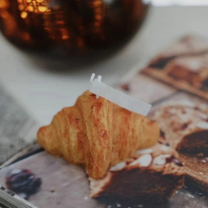 Vela Aromática Perfumada Decorativa Croissant
