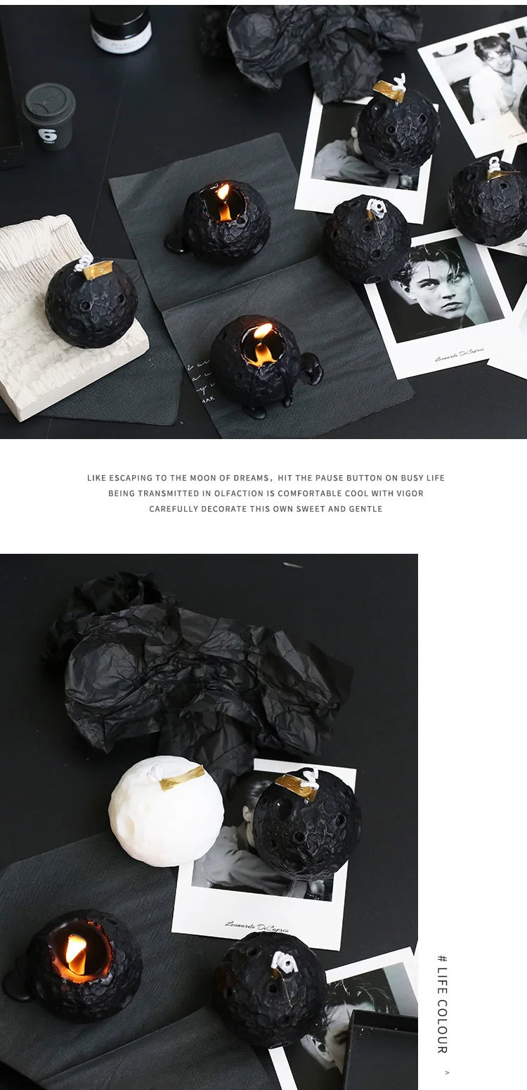 Vela Aromática Desenho 3D Meteorito Perfumada para Decoração Perfeita